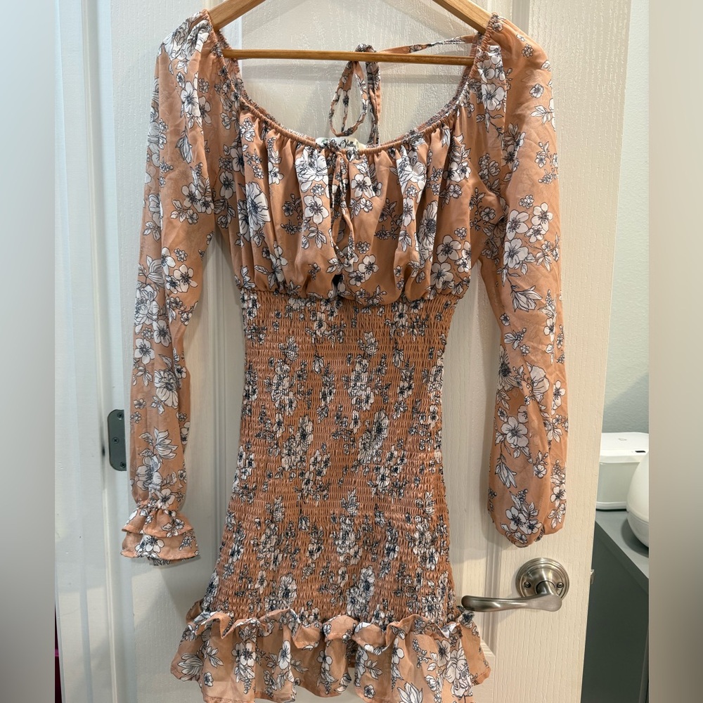 Floral fall dress